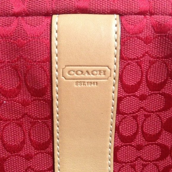 Coach Handbags - Coach Canvas Laptop Sleeve